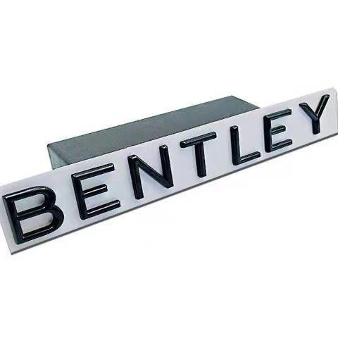 Auto Heckklappen Emblem Aufkleber Heck Buchstaben Abzeichen Decals für Neuen Bentley Flying Spur Continental GT Bentayga Mulsanne Zubehör