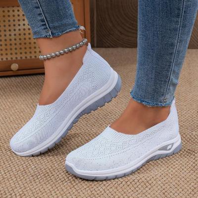 Scarpe Piatte da Donna Slip-On Traspiranti con Suola Morbida - Sneakers Leggere per Tutte le Stagioni Adatte per Camminare, Pendolarismo Quotidiano, Scarpe Casual Comode