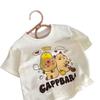 3D Cartoon Character Short Sleeve Cotton T-shirt for Kids