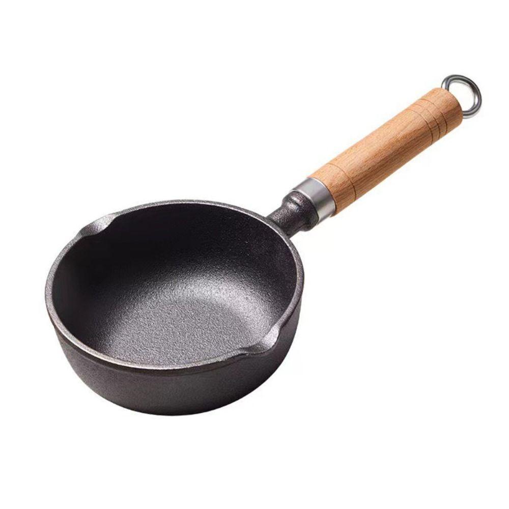 Nonstick Oil Pouring Pan Cast Iron Sauce Pan Butter Melting Pot Frying Egg Pan  Sauces