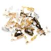 50 Pcs DIY Non-Piercing Triangle Ear Clip Jewelry Accessories with Pendant, Iron-Plated, 25g
