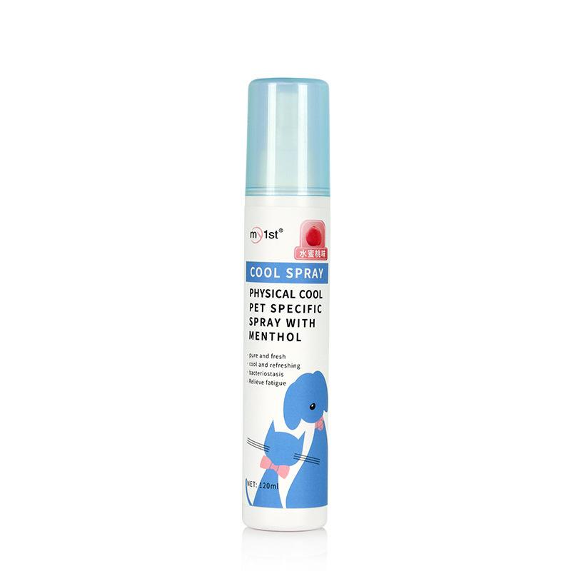 

Pet Outdoor Spray Mint Cooling Refreshing Ice Spray Gentle Deodorizing Essential Oil Cooling Water