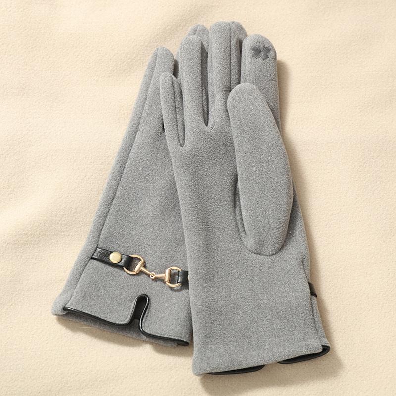 Warm Fleece Lined Womens Winter Gloves with Sensitive Touch Screen Texting Fingers and Windproof