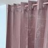 Sanfona para web Zoom padrão floral Cortina termo-isolante, bloqueadora de calor, tipo aba para cima, à prova de respingos, conferências, fundo, longa, elegante,