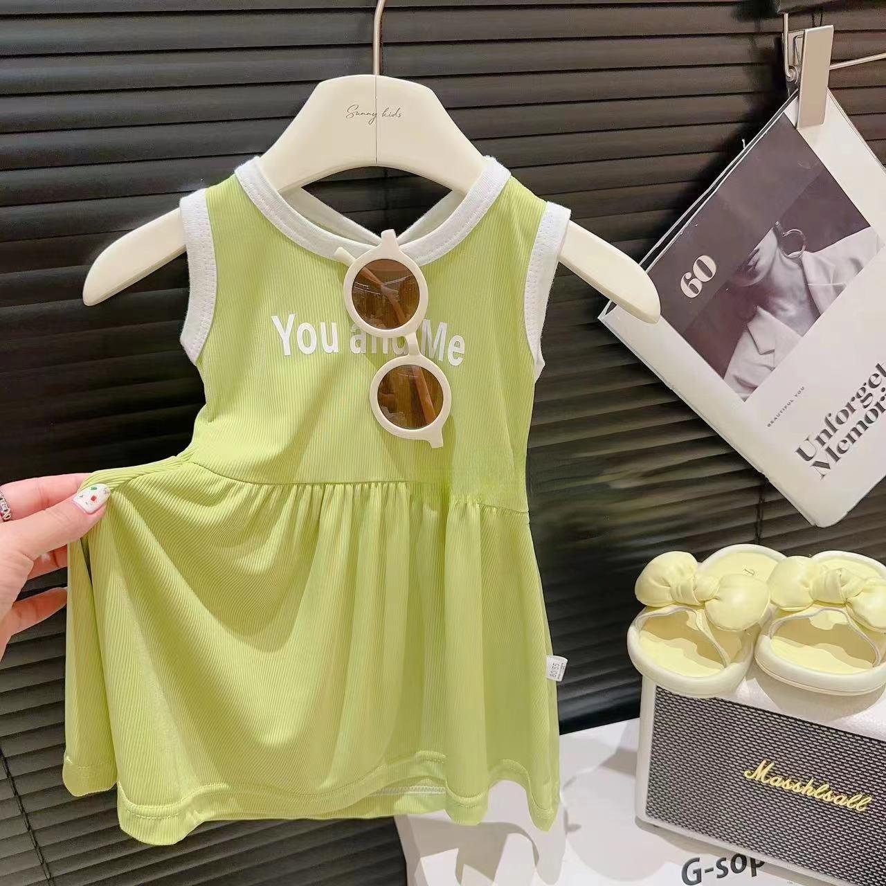 

Детское платье-майка. Летнее повседневное платье для девочек. 160cm