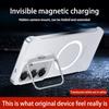 Invisible Camera Kickstand Frameless Clear Case For Samsung S26 Ultra S26 + Galaxy S25 Ultra S24 FE Magnetic Ring Protect Cover