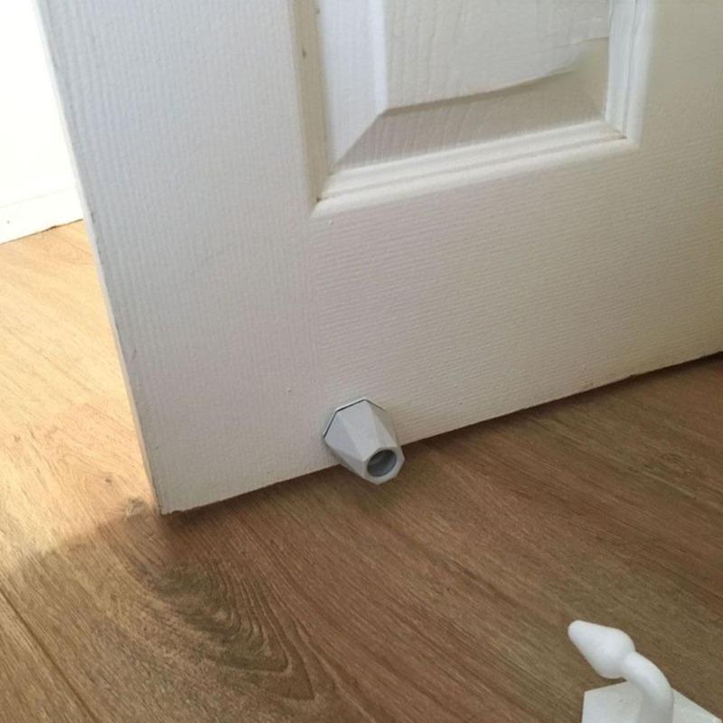 2Pcs-door suction resistor entry suction door touch door rear door handle bathroom silicone non-punching anti-collision silicone door