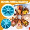 1pcs Silicone Scone Pan- Silicone Cake Molds for Baking Triangle Shaped Mold Mini Non-stick Scone Pan for Kitchen Baking Mould