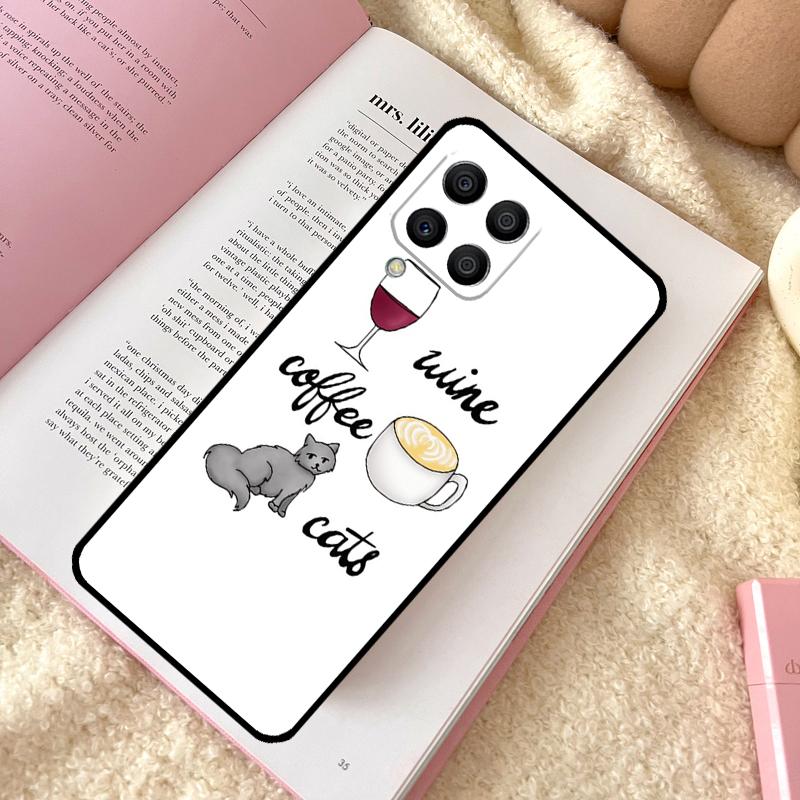 

Coffee Wine Cup Case For Samsung Galaxy M11 M12 M13 M14 M15 M06 M16 M36 M56 M31 M53 M32 M52 M35 M55 M34 M54 Samsung M15