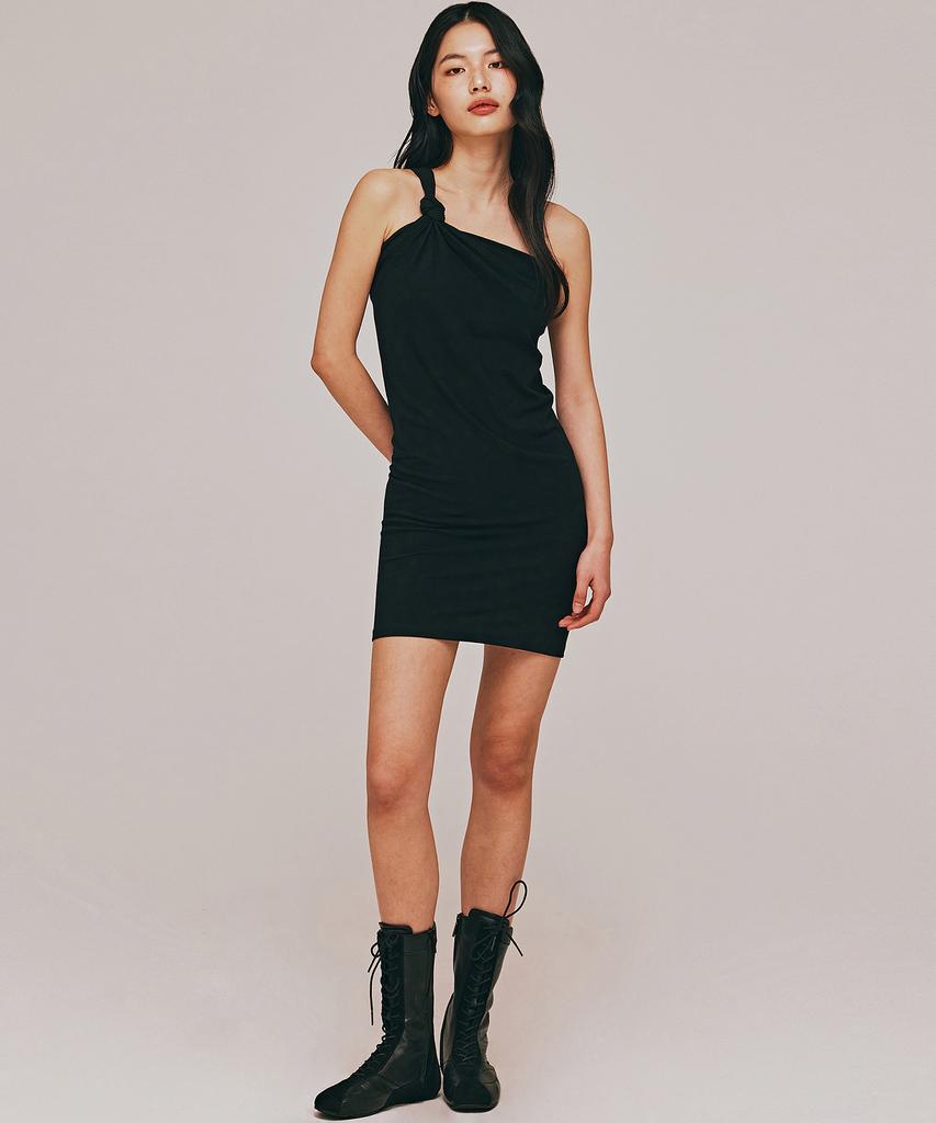 TOPGIRL Tied One Shoulder Mini Dress_T516Ds500