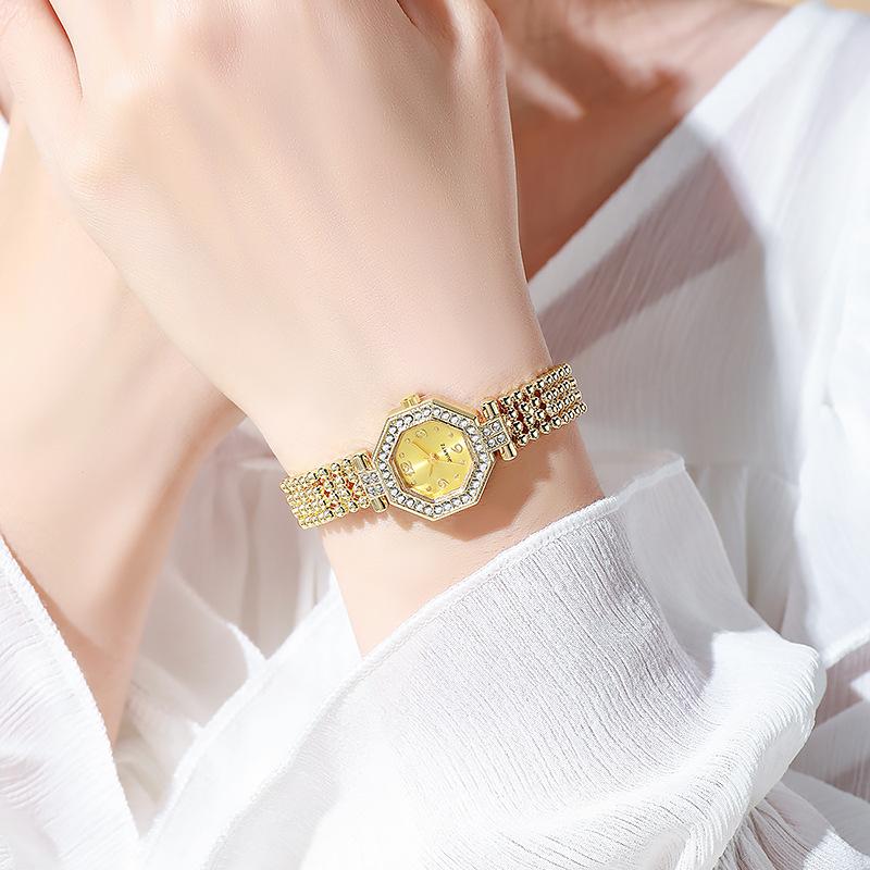 French Women Diamond Watch Mermaid Steel Band Full Diamond British Watch Offiece Lady Fashion Design Watches