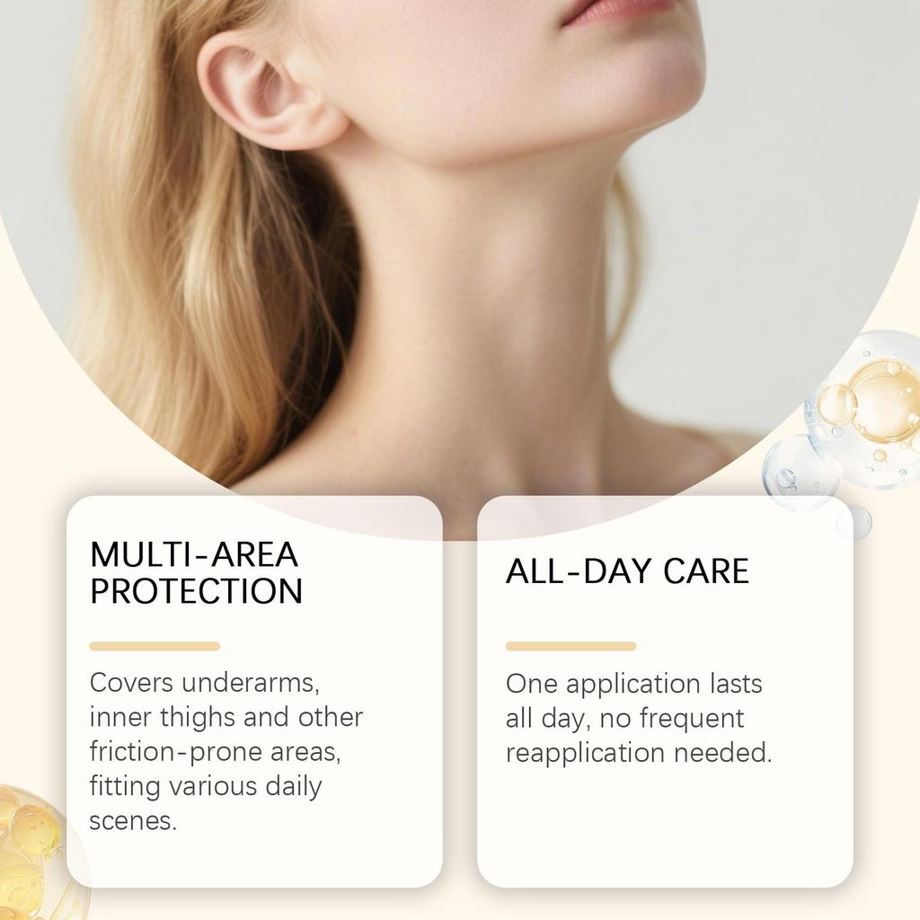 Anti-Friction Skin Balm Stick Feet & Heels, Forearms Moisturizing Relieves discomfort from friction Daily care