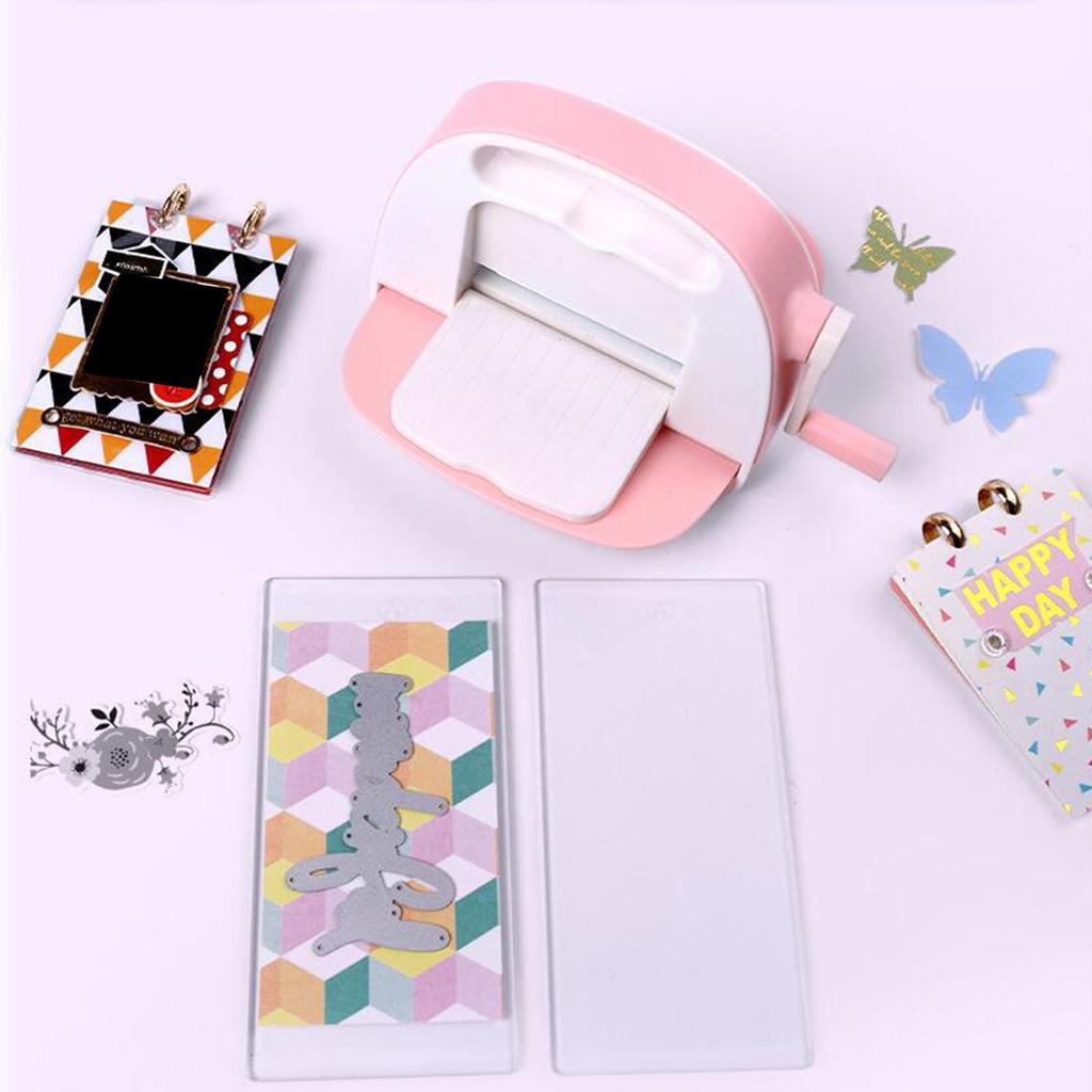 Portable Craft Paper Cutter Dies Cutting Embossing Machine for Card Making Scrapbooking Embossing Photo Decor