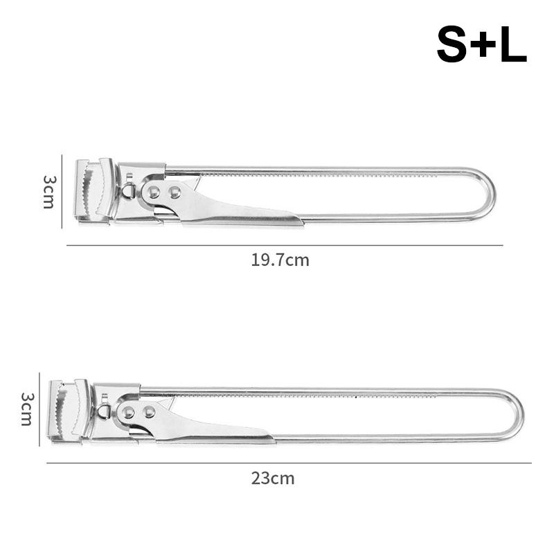 Adjustable Multi-Function Bottle Opener Stainless Steel Lids Off Jar Opener Labor-Saving Screw Can Opener For Kitchen Tools