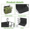 Metal Guinea Pigs Hays Rack Durable Anti Tip Structure Space Saving Cage Feeder For Small Pet