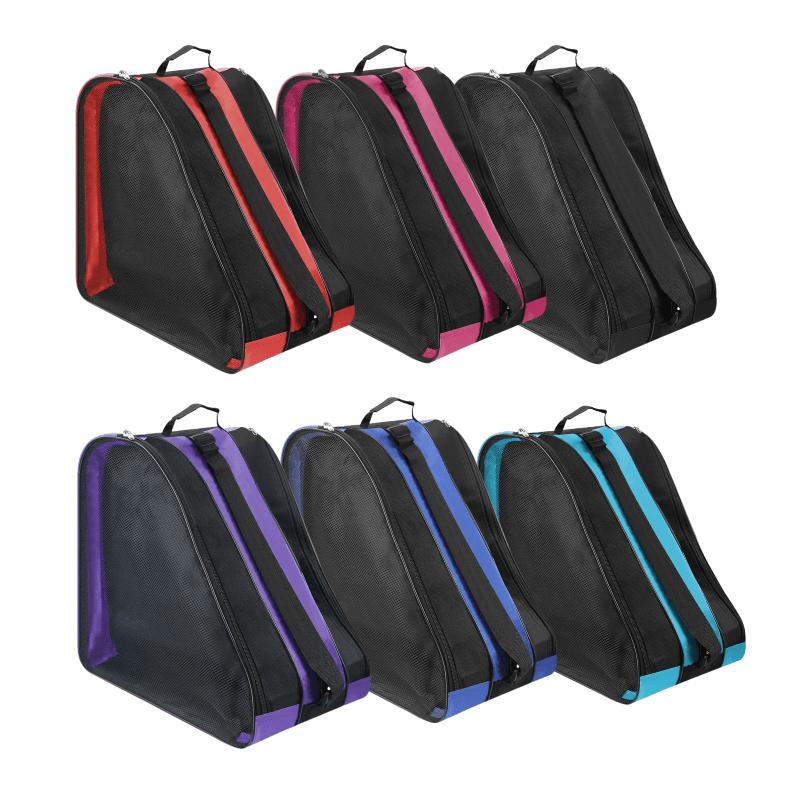 Multi-Functional Roller Skate & Ice Skating Bag Large Capacity Durable Oxford Fabric with Adjustable Shoulder Strap Travel Sports Bag for Outdoor