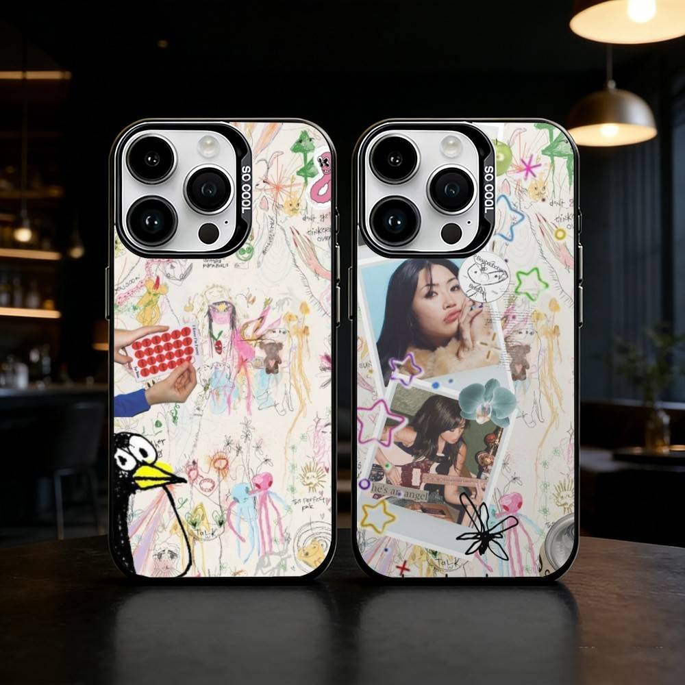 Beabadoobee Beatopia Pouzdro na telefon Pro iPhone 17,16,15,14,13,12,11,Pro Max,Plus Cukrově stříbrný kryt