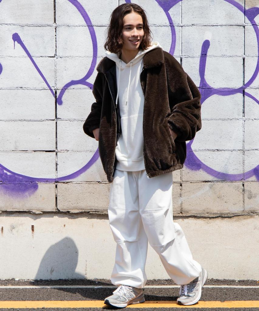 WEGO Faux Fur Brown Blouson, Medium,