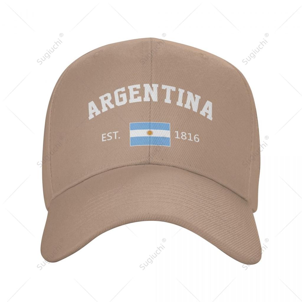 Unisex Baseball Cap Argentina EST Independence Day Wild Sun Shade Peaked Adjustable Outdoor Caps for Unisex Women