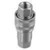 Steel Ball Locking Hydraulic Quick Connector Easy Use Hydraulic Fitting Accessory Accessory Carbon Steel Material