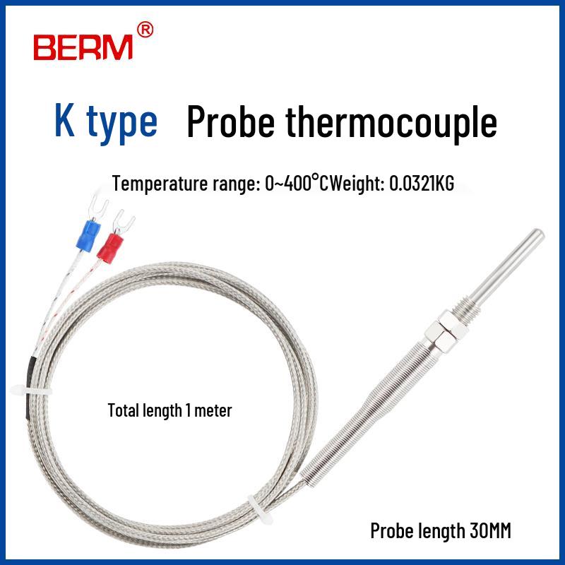 K-Type Thermocouple Temperature Sensor Probe with Controller
