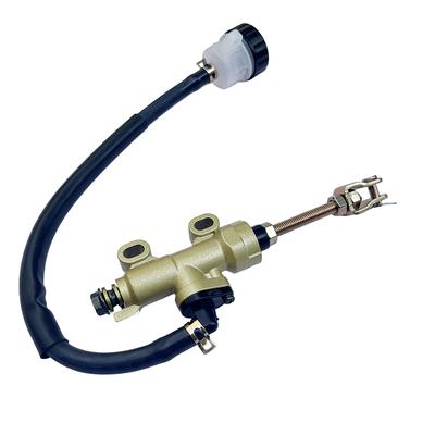 Universal Motorcycle One-line Pump Rear Brake Pump Foot Hydraulic Master Oil Cylinder Refit
