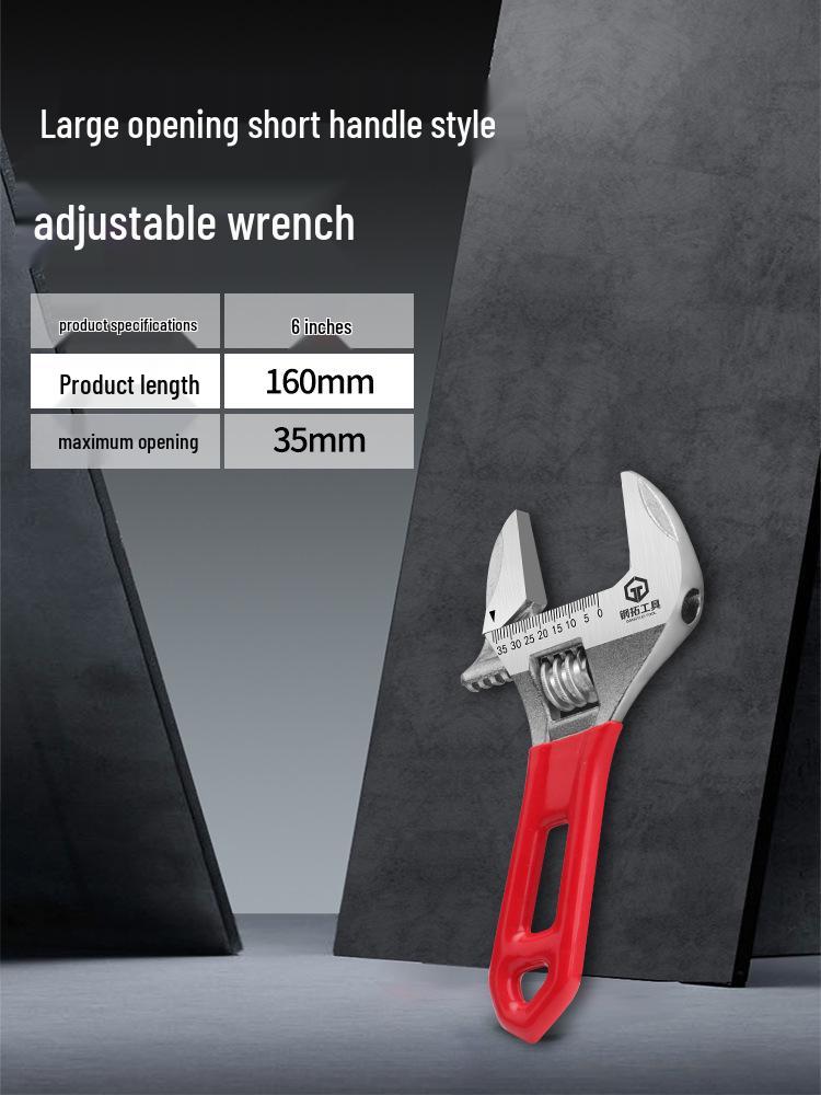 Cheie multifuncțională reglabilă de calitate industrială, deschidere mare, 12-18 inch, Unealtă pentru instalații sanitare