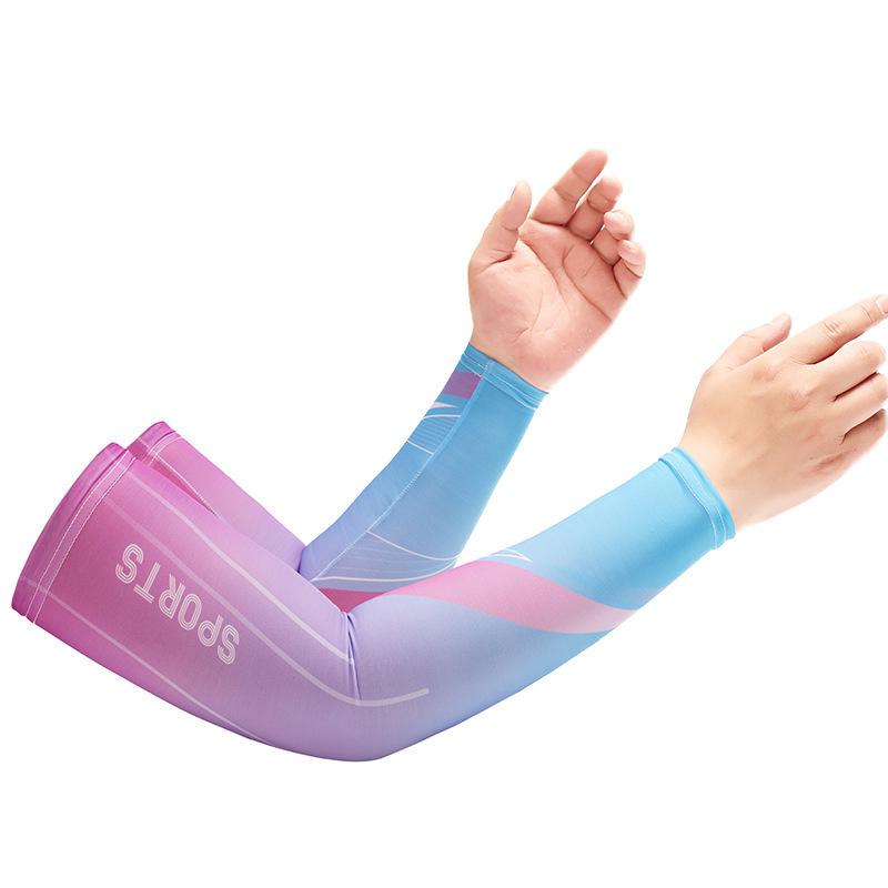 Summer Arm Sleeves UV Protection Men Women Cycling Driving Dynamic Breathable Arm Cover Elastic Hiking Tourism Sports Ice Sleeve