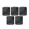 10pcs Gold Silver Napkin Ring Chairs Buckles Wedding Event Decoration Crafts Rhinestone Bows Holder Handmade Party Supplies
