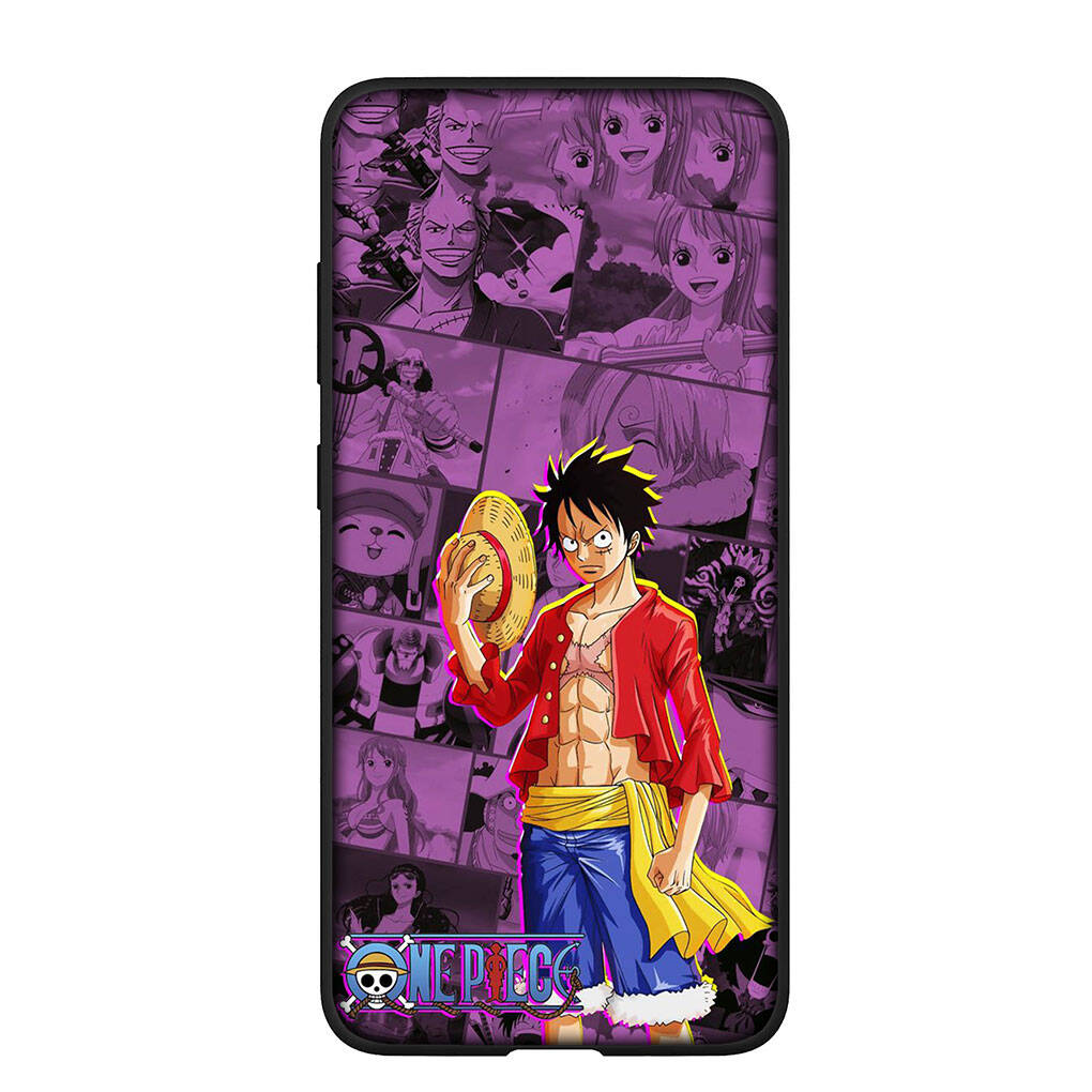 Phone Case for iPhone 17 15 16 Plus Redmi Note 14 12 11 13 Pro Max Huawei P30 P20 Lite OPPO A60 A40 A80 A18 A16 Shanks Red Hair Luffy One Piece Cover