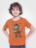 Kids Baseball Tee: Kitty Cat Graphic, Soft Cotton