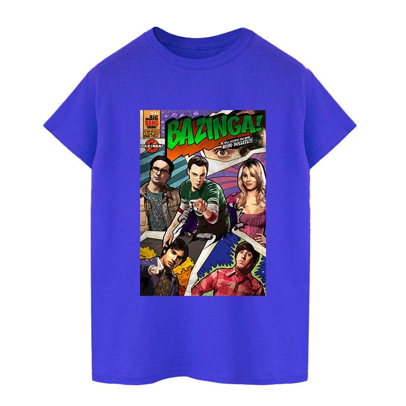 The Big Bang Theory Mens Bazinga Cover T-Shirt