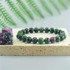 Red And Green Natural Aiding In Attracting Wealth And Good Fortune Bringing Continuous Luck Couple Bracelet