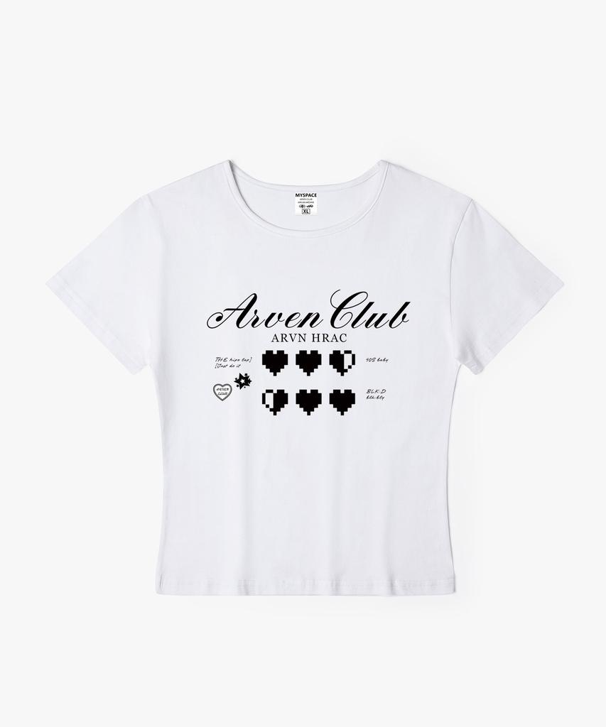 Aleubenkeulleob 90S Baby Two Hearts Women'S Slim Fit Short Sleeve T-Shirt