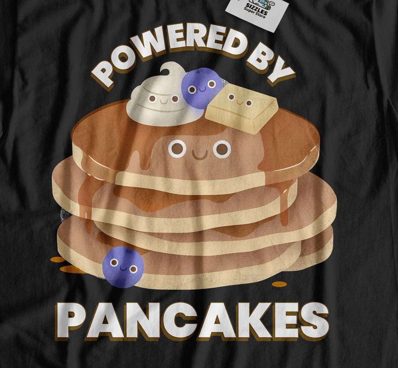 Powered By Pancakes! Unisex Funny Shrove Tuesday & Pancake Day Gifts XL