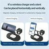 3 In 1 Magnetic Wireless Charger Stand For Magsafe iPhone 16 15 14 13 12 Pro Max Apple Watch 1-9 AirPods Fast Charging Station