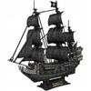 Puzzle divertente cubico 3d nave pirata vendetta della regina anna 308 elementi t4018h