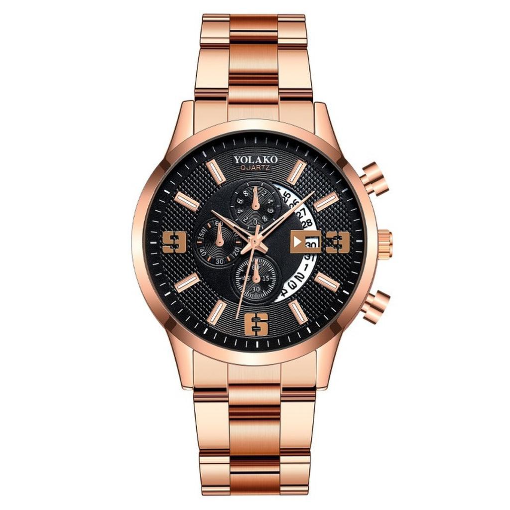Mens Leather Business Fashion Watch Strap Watch For Gift Giving