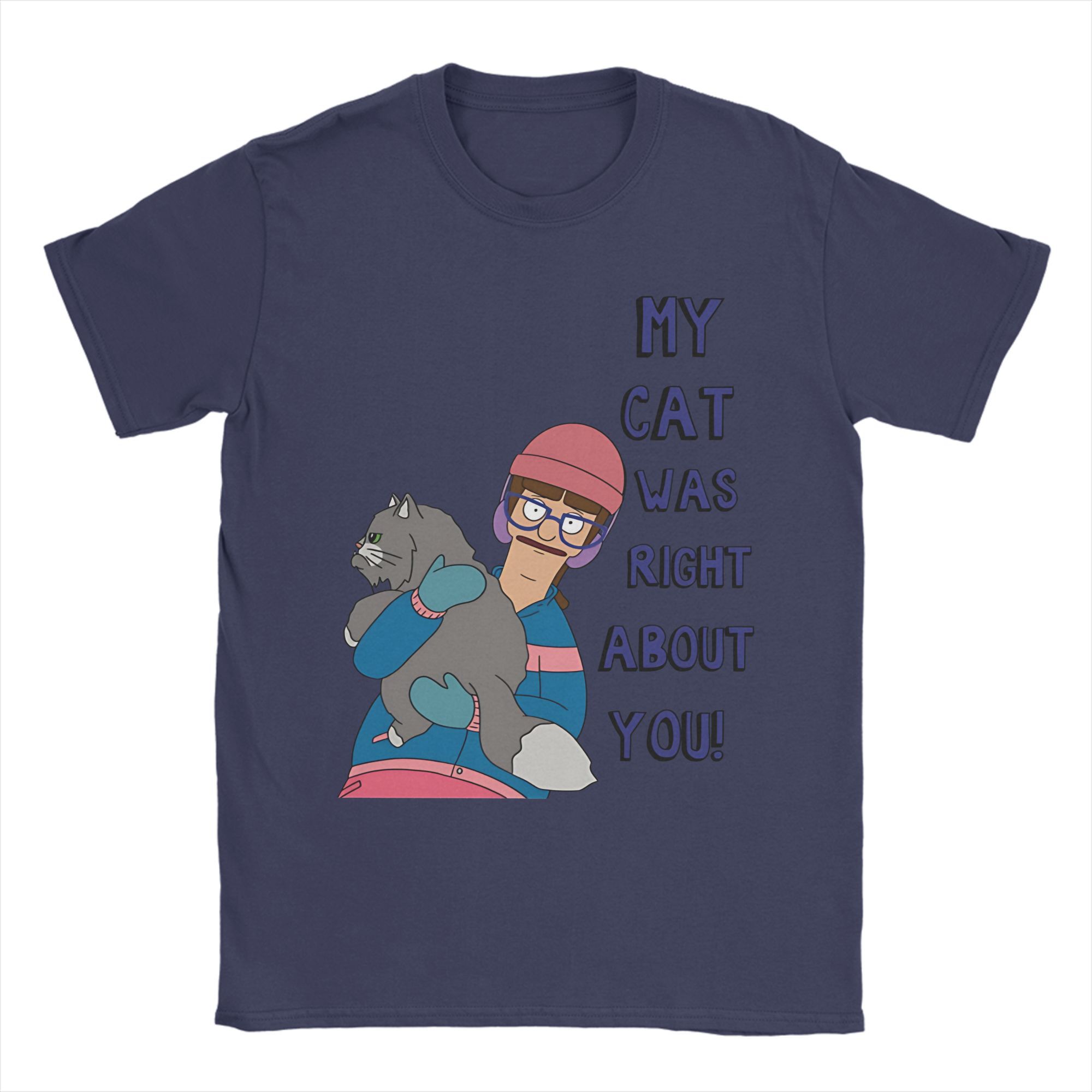 

Printed Bobs Burgers T Shirt For Unisex Pure Cotton Tee Shirt Short Sleeve Clothing 4XL