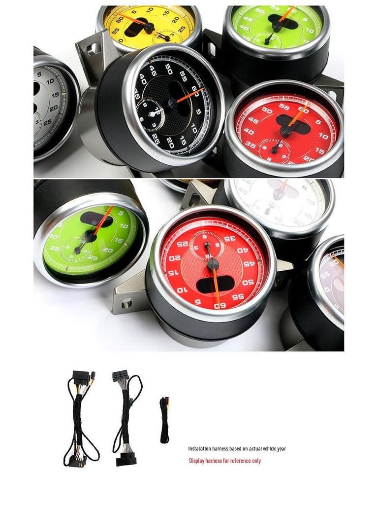 Porsche Macan (2014-2023) Stopwatch Compass Clock Upgrade Cover