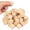 5-100pcs Unfinished Wooden Blocks Birch Blank Cube Blocks for DIY Arts Projects Craft Making Painting Baby Toy