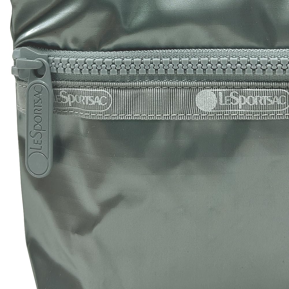 LeSportsac Women's Cosmetic Clutch Pouch 7105 (GUNMETAL GRAY SHINE) [Used]