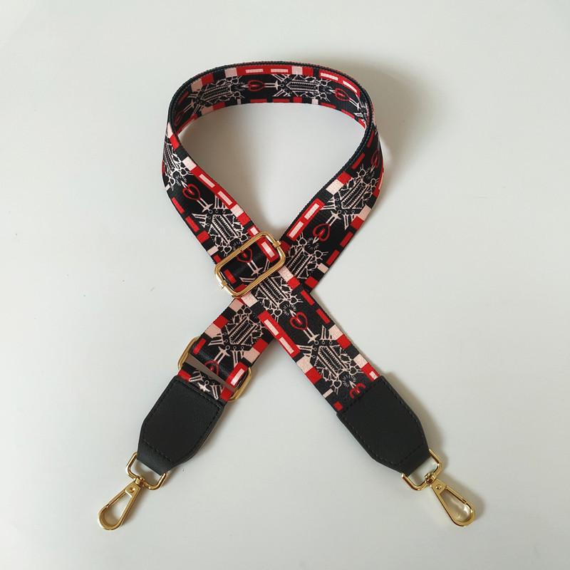 Adjustable Ethnic Style Wide Shoulder Strap for Crossbody Bags