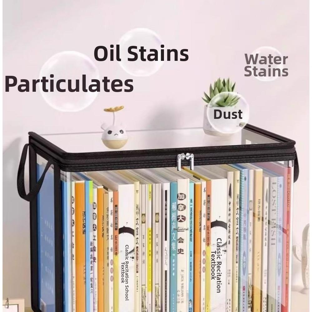 Dust-proof Book Storage Box Large Capacity Travel Toilet Bag Container Underwear Storage Classroom