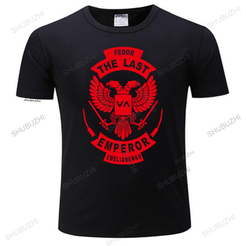 New Fedor Emelianenko T-shirt For Men Dropshipping Summer Short Sleeve Cotton Plus Size Custom Team funny printing Tee tops
