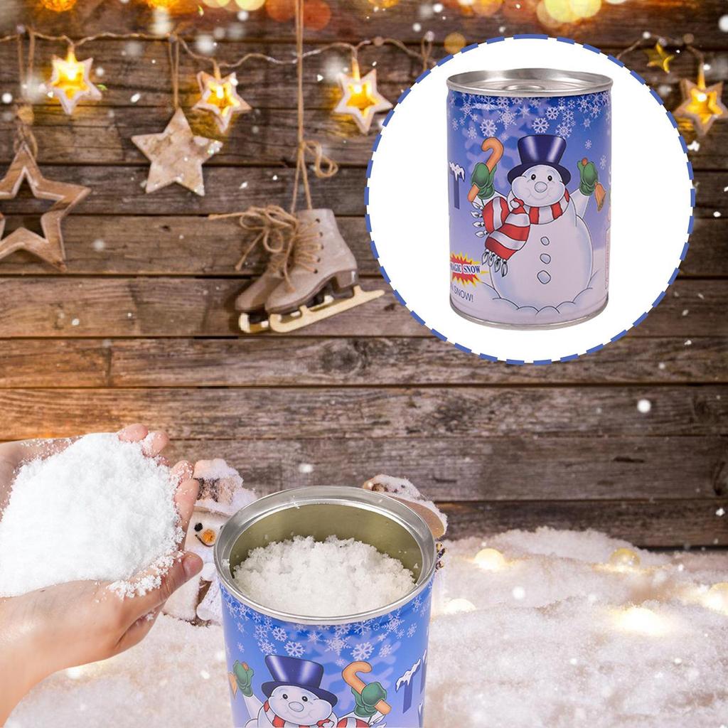 Faux Snow Creative Resin 6 Pieces White Christmas Decorations For Party Table Home Nativity Winter Festival Covering Winter