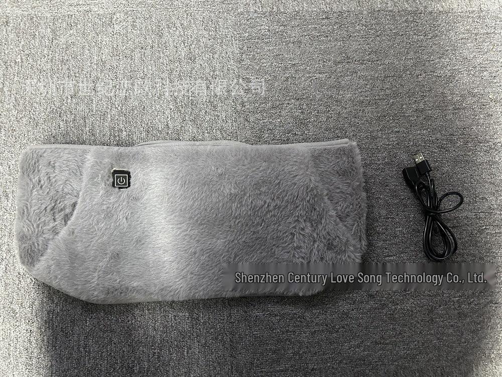 USB Heated Waist Belt with Hand Warmer and Abdominal Support