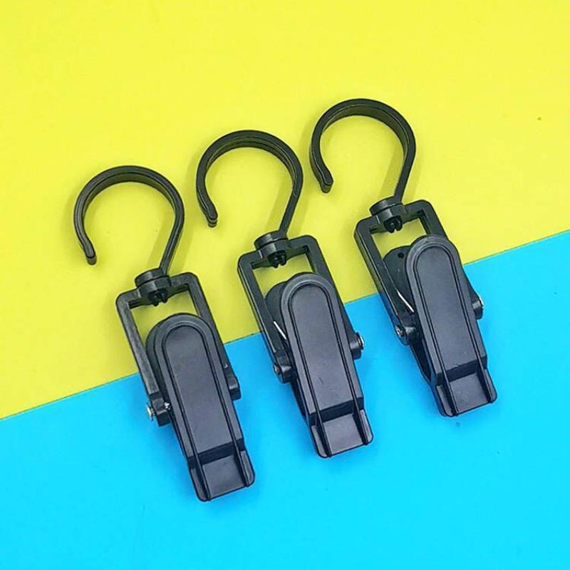 5er-Pack Kunststoff-Hängeclips 360 Grad drehbare Haken Rutschfester Griff Für Schrankorganisation Kleidung Socken Hüte Handtücher