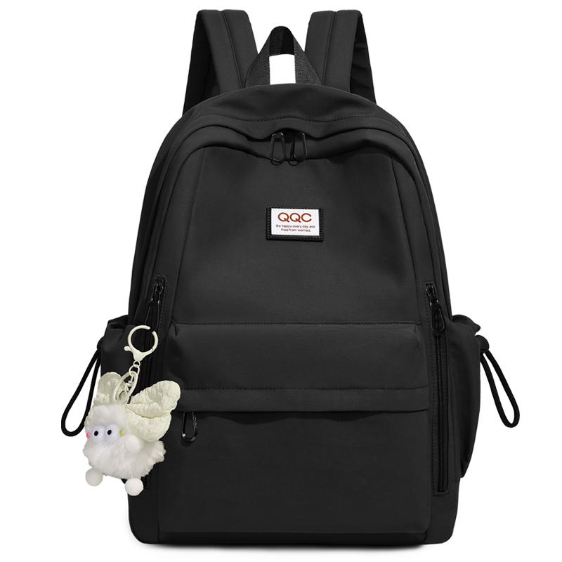 Women's Large Capacity Reduced-Burden Durable Backpack Junior High School Students Multi-Layer Multi-Pocket Schoolbag
