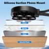 Silicone Suction Phone Case, Magnetic Suction Cup Phone Mount, Sticky Phone Suction Grip for Selfies and Videos, Hands-Free Mirror Shower Phone Stand